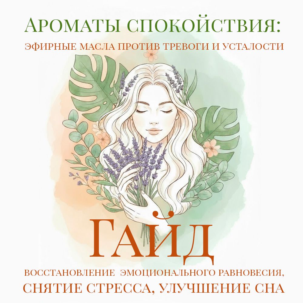 Гайд: Ароматы спокойствия: эфирные масла против тревоги и усталости